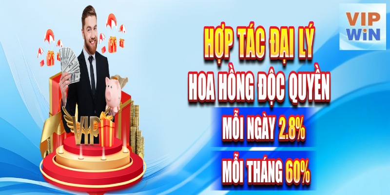 Đối tác VIPwin hoa hồng lên đến 2.8%